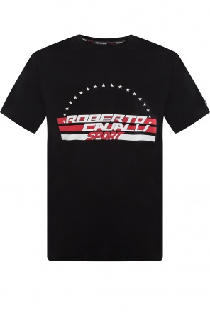 T-shirt z nadrukiem z logo, zdjęcie 1 T-shirt z nadrukiem z logo od Roberto Cavalli Sport